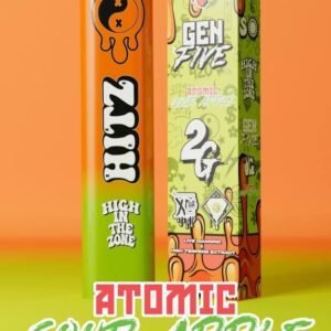 Hitz Atomic Sour Apple 2G Disposable